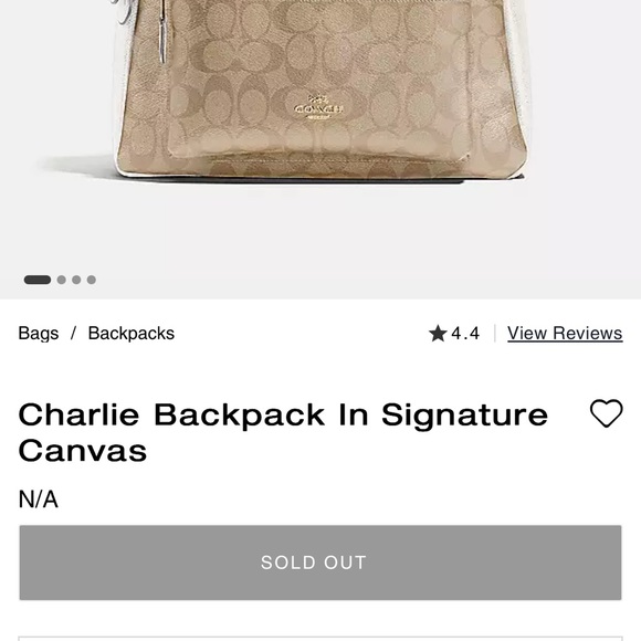 Coach - Charlie backpack Signature Canvas (Mint Condition) - Picture 9 of 9